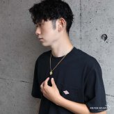 ステンレス ハートネックレス パヴェ ゴールド ダブル喜平 メンズ ペンダント ストーン ハートモチーフ 立体的 唐草模様 ゴールドカラー キラキラ 存在感 男性用 アクセサリー 首飾り ヒップホップ ストリート お兄系