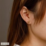 ピアス 金属アレルギー対応 猫 モチーフ ハワイアンジュエリー 片耳用 1個売り サージカルステンレス 316L 大ぶり ネコ キャット ゴールド シルバー 大人 可愛い ギフト プレゼント