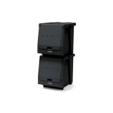 THOR スタッキングシェルフコンテナ 20L セット ソー 前開き 収納ボックス 米国TRUST社 ソー 収納棚 スタッキング 積み重ね 耐荷重120kg 全5色 衣類収納 キャンプ アウトドア 車載 ガレージ クローゼット 防災 インダストリアル