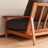 ソファ ハイム レッドオーク 天然木 ポケットコイル W188×D94.5×H85cm座面高43cm ソファー リビング 一人暮らし ブラウン おしゃれ 新生活