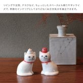 Zappy ザッピー ねこのお正月[正月飾り 置物 猫 飾り インテリア 雑貨 お正月 迎春 新年 オブジェ 磁器 陶器 玄関 リビング デスク 卓上 ミニ かわいい だるま 鏡餅 おしゃれ ギフト プレゼント 贈り物 猫好き 猫グッズ ネコ] 即納