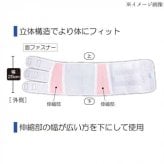 ソフラグランゼ マタニティ 腹帯 LL 040835 産前 産後 妊婦帯 綿混 セパレートタイプ 伸縮性 骨盤ケア 体型補正 面ファスナー ワンタッチ 着脱簡単 腹巻 マタニティベルト