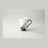 シャビー野花マグ 陶器 美濃焼 やきものの里から、暮らしを贈ります。　ギフト 食器 セット テーブルウェア