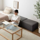 ソファ 座椅子 オットマン 圧縮 Parrot ー パロット 圧縮梱包 コーデュロイ生地 脚なし 滑り止め ゆったり 高密度 組立て不要 幅60 リビング コンパクト シンプル ワンルーム 一人暮らし くすみカラー