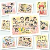 米寿のプレゼントに、見た瞬間に、思わず笑顔になる似顔絵です。下書き確認ができるので、安心して贈れます。 似顔絵 ギフト 米寿祝い 名入れ プレゼント 手描き 贈り物 米寿 長寿 記念 傘寿 大人数 祖父母 おばあちゃん おじいちゃん 下書き確認 名入れ 修正無料 宝物 そっくり 親孝行 サプライズ 米寿祝い 88歳 一生もの 長寿祝い ハロウィン ウェディングギフト 傘寿祝い 闘病中の方への励まし
