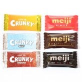 (全国送料無料)お菓子 詰め合わせ 明治・ロッテ 人気チョコレート 食べ比べセット（計30コ）（ミルク・ハイミルク・ブラック・クランキー）メール便 (omb10132z)【送料無料 詰め合わせ おやつ 小袋 個包装 お試し