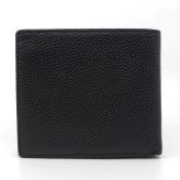 モンテスピガ　monte SPIGA　二つ折り財布　MOSMSP104BK　ブラック　黒　レザー　牛革　ウォレット