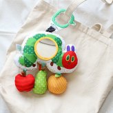 はらぺこあおむし アクティビティミラートイ | 布製 おもちゃ オモチャ 玩具 トイ 鏡 ミラー ベビーカー 吊り下げ 取り付け お出かけ