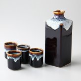 均窯　角酒器 磁器 美濃焼 やきものの里から、暮らしを贈ります。　ギフト 食器 セット テーブルウェア