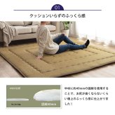 こたつ敷き布団 こたつ布団 正方形 撥水ラグ ふっくらタイプ 約190×190cm こたつ敷布団 こたつ敷きマット コタツ敷布団 こたつマット 冬用敷物 こたつ用敷布団 敷き布団単品 こたつ用品 あったか リビング 和室 敷きふとん 冬物 暖房用品 寝具