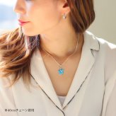 ハワイアンジュエリー ネックレス シルバー ネックレス 刻印 無料 オパール プルメリア ネックレス シルバー925 ロジウムコーティング ギフトラッピング可能 チェーン 長さ選べる プレゼント ハロウィン 【品番：CG-SOP1006】