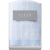 FILLS FILLS フェイスタオル カーブタイル [26-0592-200] F-50502 タオル ｜ 綿80% ジャカード織 環境配慮 ｜ 内祝い ギフト プレゼント 日常使い | リサイクルポリエステル デザイン ｜ 化粧箱入