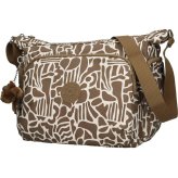 キプリング ショルダーバッグ レディース ブランド Kipling ガブ ロゴ ワンポイント 総柄 KI6525-9GD Cocktail Khaki