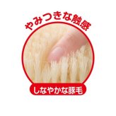日本製 豚毛 ボディブラシ ロング 37cm 背中ニキビ 対策 角質ケア ボディーブラシ 天然毛 ソフト 柔らかい スキンケア 滑り止め カーブ 曲がり 柄 バスグッズ お風呂 グッズ 高級 おしゃれ ギフト プレゼント