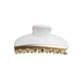 アレクサンドルドゥパリ ALEXANDRE DE PARIS ヘアクリップ ヘアアクセサリー VENDOME ICCM-15571-16P1-BLANC-NAT ホワイト ゴールド