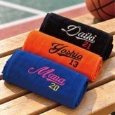 【名入れ 刺繍】名前入り マフラータオル《スポーツライン》(タオル 名入れタオル スポーツタオル スポーツ 部活 クラブ チーム 卒団記念 卒団 記念品 かっこいい シンプル オリジナル 体育祭 イベント 応援 サークル チームタオル ロングタオル 無地) 160