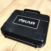 シガーケース トラベルヒュミドール 20本用 ザイカー 葉巻 保管用 加湿 保湿 ブラック XiKAR かっこいい 持ち運び シガーボックス 頑丈 たばこ 喫煙具 黒 メンズ タバコ おしゃれ