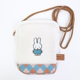 ミッフィー miffy どっとポーチ  (ブルー) ショルダーバッグ MIFFY CHECKシリーズ