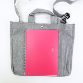 スヌーピー 2wayスクエアトートバッグ (グレー)  ルートート ROOTOTE SNOOPY 送料込み