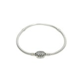 パンドラ PANDORA Moments Sparkling Heart & Snake Chain Bracelet アクセサリーブレスレット 590727cz-17 レディースシルバー