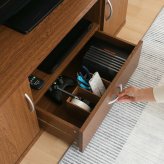 ラルゴ ワイドローボード オーク オーク・オークブラウン・オークホワイト 3色展開 テレビ台 リビング収納 テレビボード おしゃれ シンプル 新生活 家具 インテリア 不二貿易