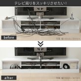 テレビ台 テレビボード ローボード 背面収納TVボード〔ロビン〕 幅180cm リビングボード 北欧 モダン 鏡面 キャスター付き テレビラック リビング収納 TV台 AVボード 収納 パソコン台 木目調 おしゃれ 新生活