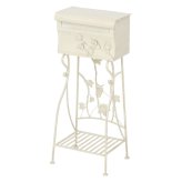 メールボックス グレープ BR2 ブラウン・ホワイト 2色展開 郵便ポスト 玄関 屋外 おしゃれ シンプル 新生活 家具 インテリア 不二貿易
