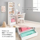 ラック ブックシェルフ 幅60 ハイタイプ コミック コミック約300冊収納 本棚 1cm刻みで調節 大容量 引出し付き 大型書籍 マンガ 漫画 文庫本 書棚 本収納 A4サイズ ブック 新生活
