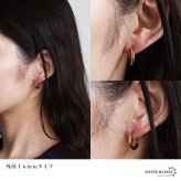 ステンレス 定番 フープピアス シンプルピアス ゴールド 幅3mm 3サイズ プチプラ メタル 小さめ 細身 プレーン ノーマル セカンド つやつや 両耳2点 レディース 女性 イヤリング 金属アレルギー対応