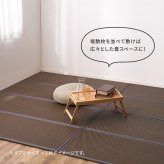 畳マットレス 水拭きできる PP 綾模様 シングル 約100×200cm 置き畳 4つ折り 折りたためるマット い草マットレス 折りたたみ畳 敷きマット 和室 フローリング 寝室 畳敷き 折り畳みマット 寝具 敷き寝具 ベッドルーム 新生活 寝室用品