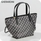 ゲラルディーニ トートバッグ レディース ブランド GHERARDINI Italy GHB0249 GRANI グレー/ブラック