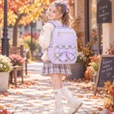 NICECLAUP イリス デイパック 15L リュックサック 大容量 かばん カバン 鞄 バッグ 普段使い 使いやすい キッズ 女の子 ギフト プレゼント ブラック nc424