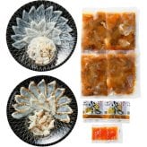 二種のふく刺し食べ比べとふく漬け丼(2人前) (S1164) [お中元][お歳暮] ※送料無料(北海道・沖縄・離島への配送不可)