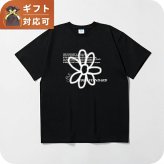 1989スタンダード 1989 STANDARD Tシャツ SISSTD-0034-BLACK-XL ユニセックス ブラック BW FLOWER Tシャツ Cool Cotton Oversized Fit Tシャツ