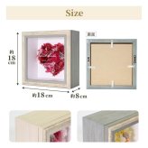 【名入れ可】【 Heartful classic-ハートフルクラシック- 】 ハート型プリザーブドフラワー アンティークフレーム 名入れ 壁掛け 置き型 誕生日 結婚記念日 母の日 還暦 退職祝い 上品