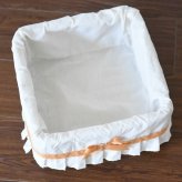 ラック プリンセス カウンター キャビネット 38cm ロココ かわいい 姫系 収納 チェスト 引き出し アンティーク 調 ヨーロピアン フレンチスタイル 白家具 リボン ラタン カゴ付き 一人暮らし 新生活