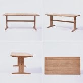 ダイニング家具 ダイニングテーブル 140cm ロータイプ テーブル単品 木製 チーク 無垢材 シンプル おしゃれ 北欧 ナチュラル インテリア テイスト 家具 レストラン カフェ
