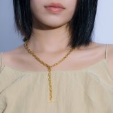 リンク チェーン ネックレス シンプル お揃い ペアアクセ ユニセックス