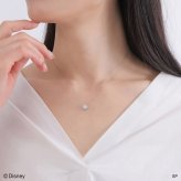 【受注生産品】【送料無料】シンデレラ ダイヤモンド ネックレス 一粒ダイヤモンド 0.5カラット ディズニー ヘイロー レディースネックレス プラチナ ラボダイヤ ラボグロウンダイヤモンド disney プリンセス ブランド かわいい アクセサリー 10代 20代 30代 40代 50代 レディース 女性 誕生日 記念日 プレゼント 母の日 white clover ホワイトクローバー