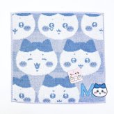 ちいかわ ハチワレ イニシャル タオルハンカチ(M)