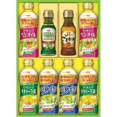 日清オイリオ オイルバラエティギフト [26-2885-087] OV-40A キャノーラ油 ベジオイル ヘルシーオフ エキストラバージンオリーブオイル ごま香油 セット お返し 内祝い お祝い お歳暮 お中元 ギフト