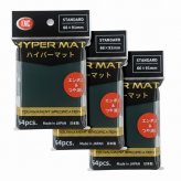 KMC カードバリアー ハイパーマット ブラック 64枚＋100パーフェクトサイズ 100枚 セット カードスリーブ 二重スリーブ ポケモンカード対応 カードゲーム