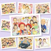 還暦のプレゼントに、思い出を鮮やかに残す似顔絵。下書き確認ができるので、安心して贈れます。 似顔絵 還暦祝い 贈り物 ギフト プレゼント 手描き 名入れ 還暦 誕生日 お祝い 記念 大人数 おばあちゃん 祖父 祖母 おじいちゃん 修正無料 名入れ 下書き確認 そっくり 親孝行 一生もの 実績多数 傘寿 一生もの 還暦 長寿 感謝 オリジナル 応援 バレンタインデー 喜寿祝い 闘病中の方への励まし