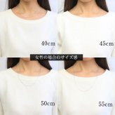 ネックレス チェーンのみ 4面カットあずきチェーン 太さ約3.2mm シルバー925 長さ 選べる ネックレス チェーン ハワイアンジュエリー メンズ レディース 誕生日 プレゼント ハロウィン 【品番：SCL100-4C】