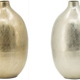 2色展開 クラシックモダン 花瓶 アルミニウム フラワースタンド 花びん