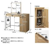 ドレッサー テーブル ドレッサーテーブル コンパクト 化粧台 鏡台 一面鏡ドレッサー パソコン 机 収納 引き出し 扉収納 収納付き 棚 メイク台 コスメ収納 化粧品 ネイル ワイドミラー