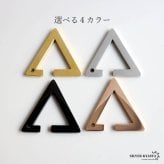 ステンレス 人気沸騰中 トライアングルイヤーカフ フェイクピアス ノンホール 三角 耳飾り シンプル ゴールド 金 メンズ レディース 片耳用 イヤリング 男性 女性