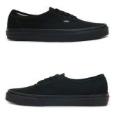 【並行輸入品】バンズ VANS スニーカー オーセンティック AUTHENTIC VN000EE3BKA ブラック/ブラック 黒 ローカット 定番 メンズ レディース 海外企画