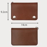 【名入れ無料】栃木レザー 財布 ミディアム トラッカーウォレット バイカーズ メンズ レディース 名入れ 本革 レザー 日本製 ネーム 名前 ギフト プレゼント  刻印 誕生日 父の日 退職祝い 誕生日 実用的 送別品  男性 女性 祝い 革小物 革財布 サイフ ウォレット 革 小銭入れ カード 札入れ