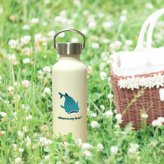 ジンベエザメ かわいい 取っ手付きマグボトル おしゃれ 290ml 保温 保冷 ステンレス マグボトル 取っ手付き 真空 断熱 二重構造 ボトル タンブラー 水筒 マイボトル オリジナル ジンベイザメ サメ 魚 ペット 動物 アニマル